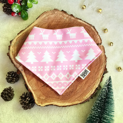 Bandana doble vista "Pink ugly sweater"