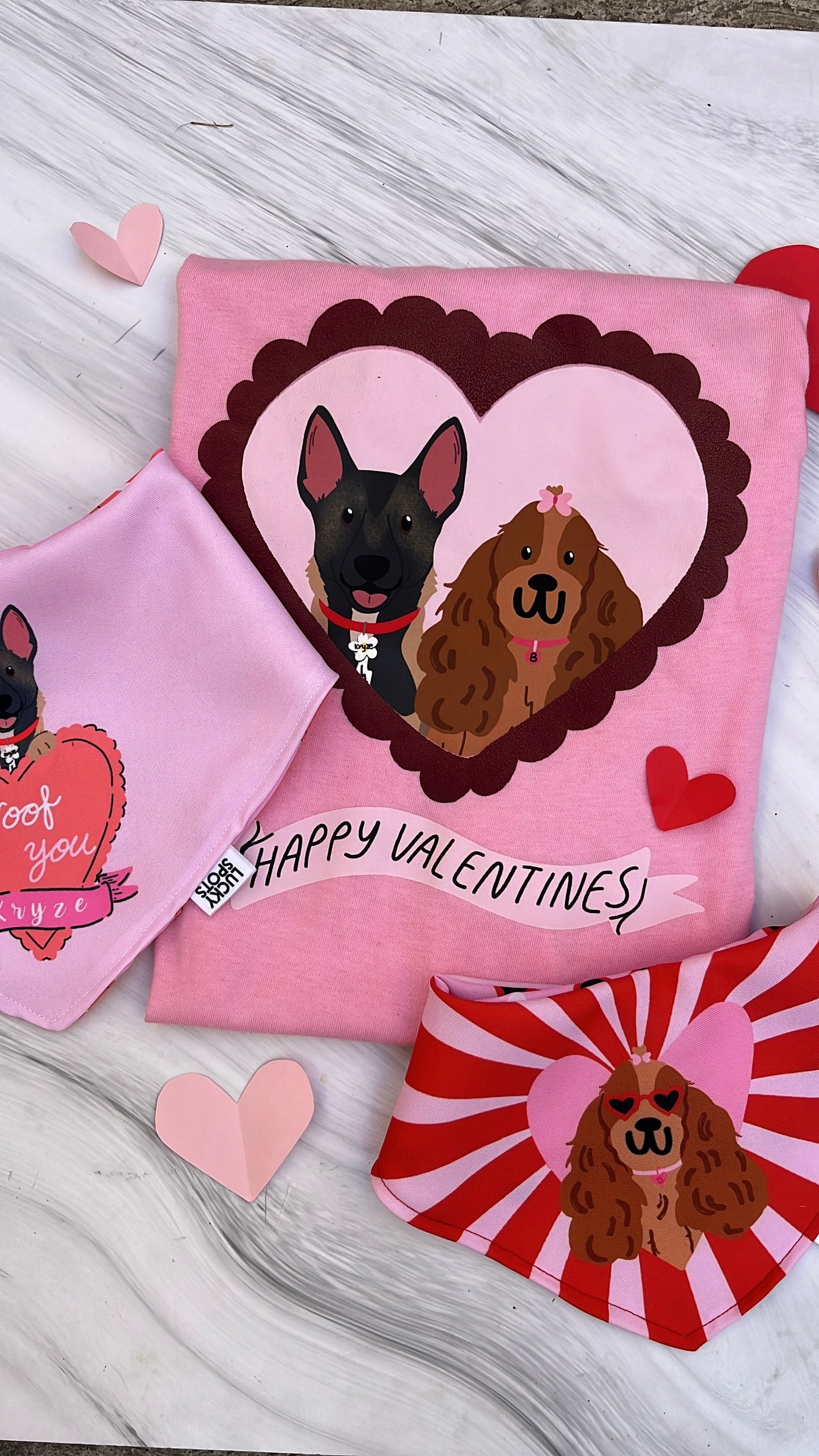 Playera "Valentines" ft Woof by Bonnie