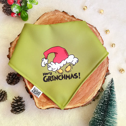 Bandana doble vista "Merry Grinchmas"