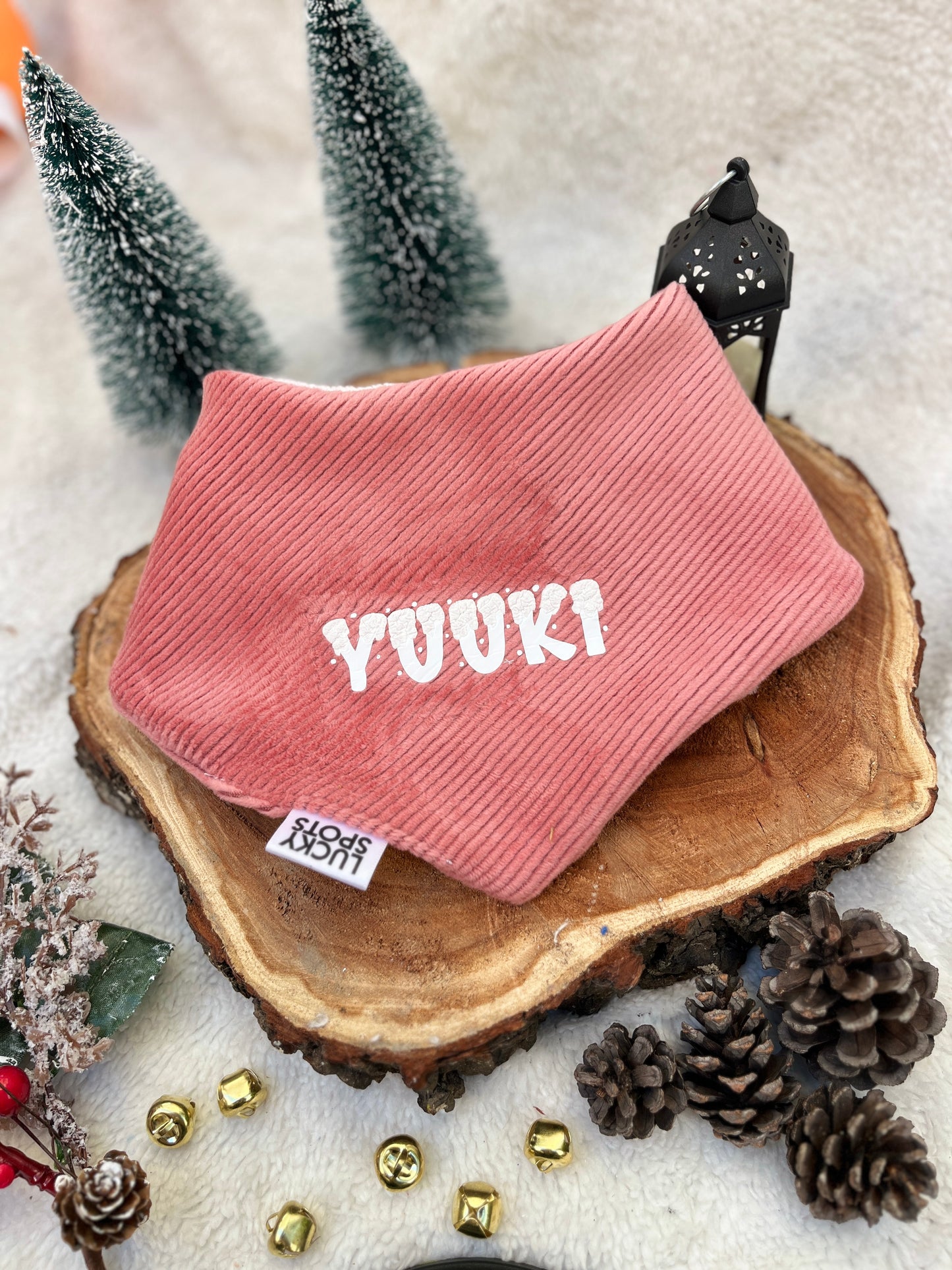 Bandana doble vista "Pinky Christmas"