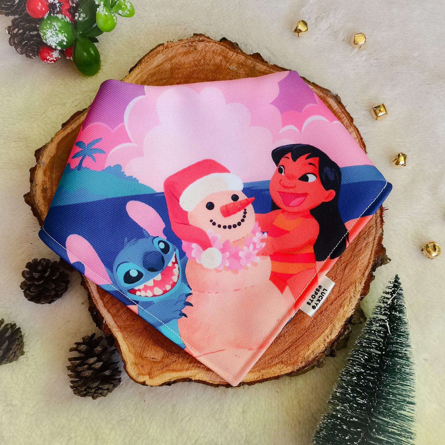 Bandana doble vista "Lilo & Stitch"