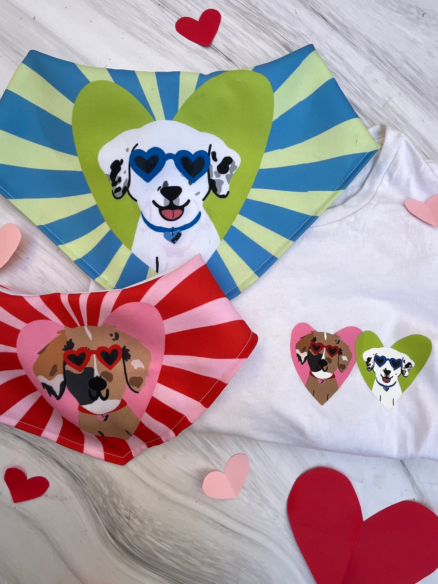 Playera "Valentines" ft Woof by Bonnie