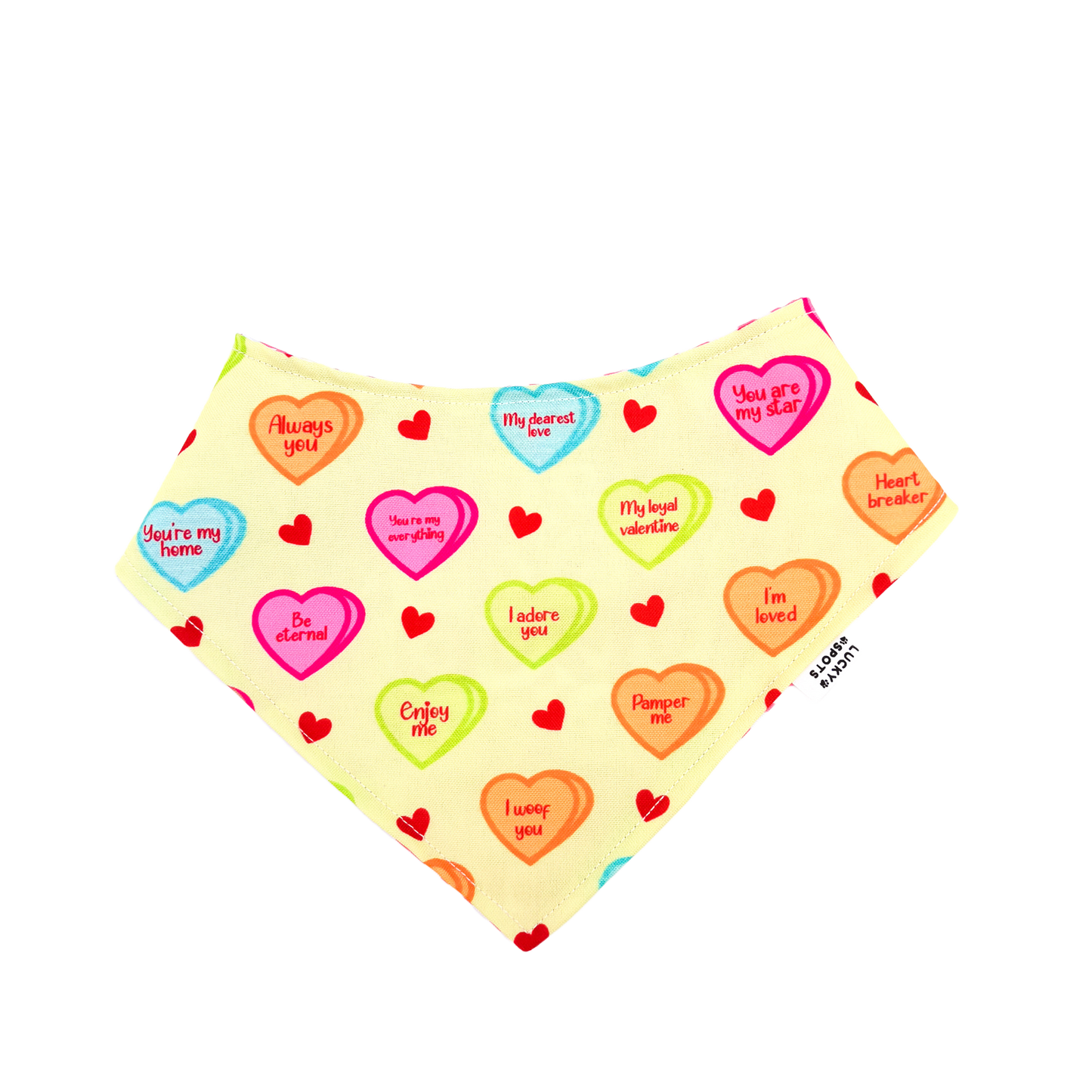 Bandana doble vista " Hearts of love"