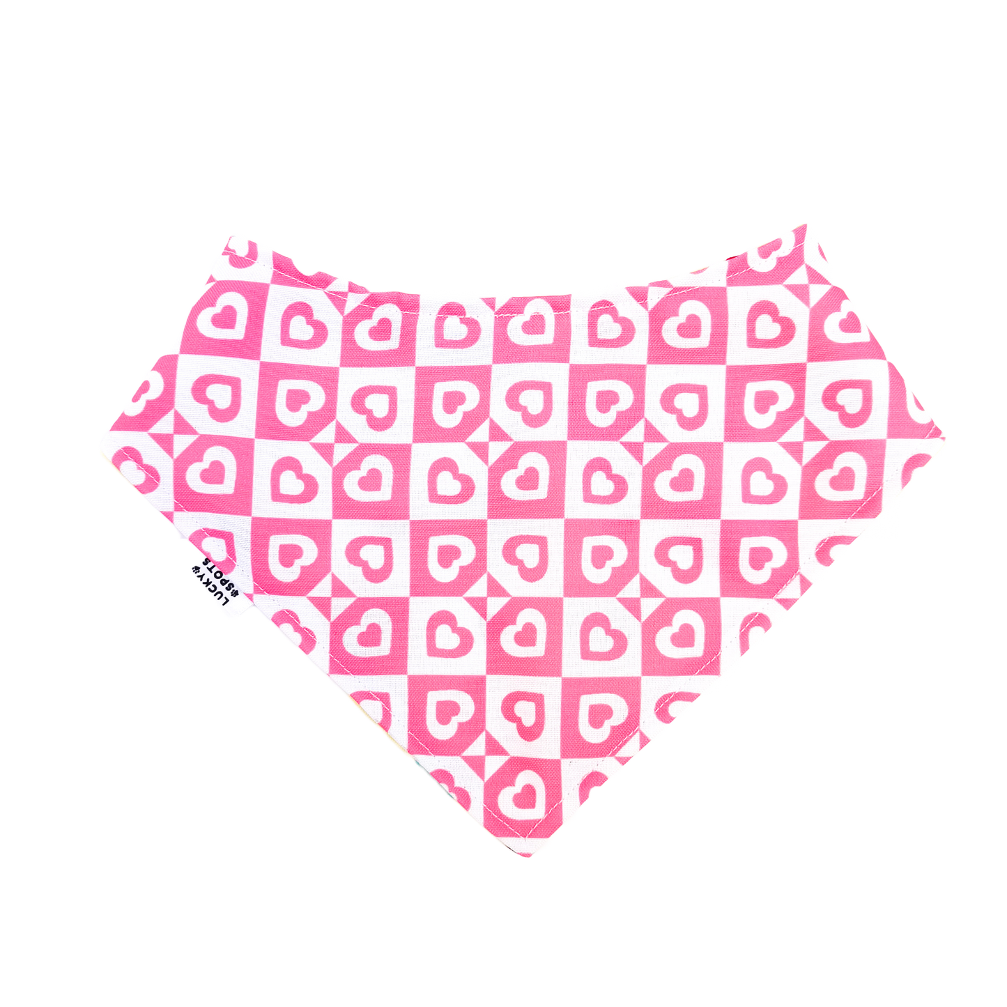 Bandana doble vista "Love is pink"