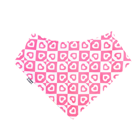 Bandana doble vista "Love is pink"